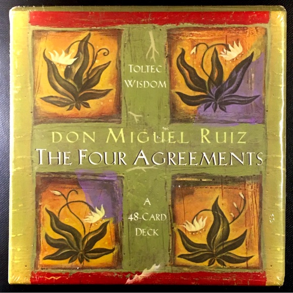 THE FOUR AGREEMENTS 48-CARD DECK BRAND NEW & SEALED! Don Miguel Ruiz Bestseller - Picture 1 of 7